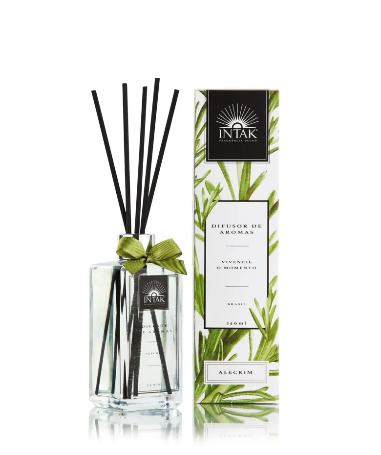 Difusor de Aromas com Varetas 250ml – Alecrim