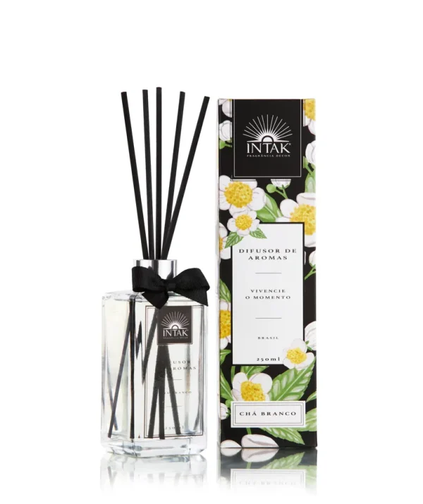 Difusor de Aromas com Varetas 250ml - Chá Branco